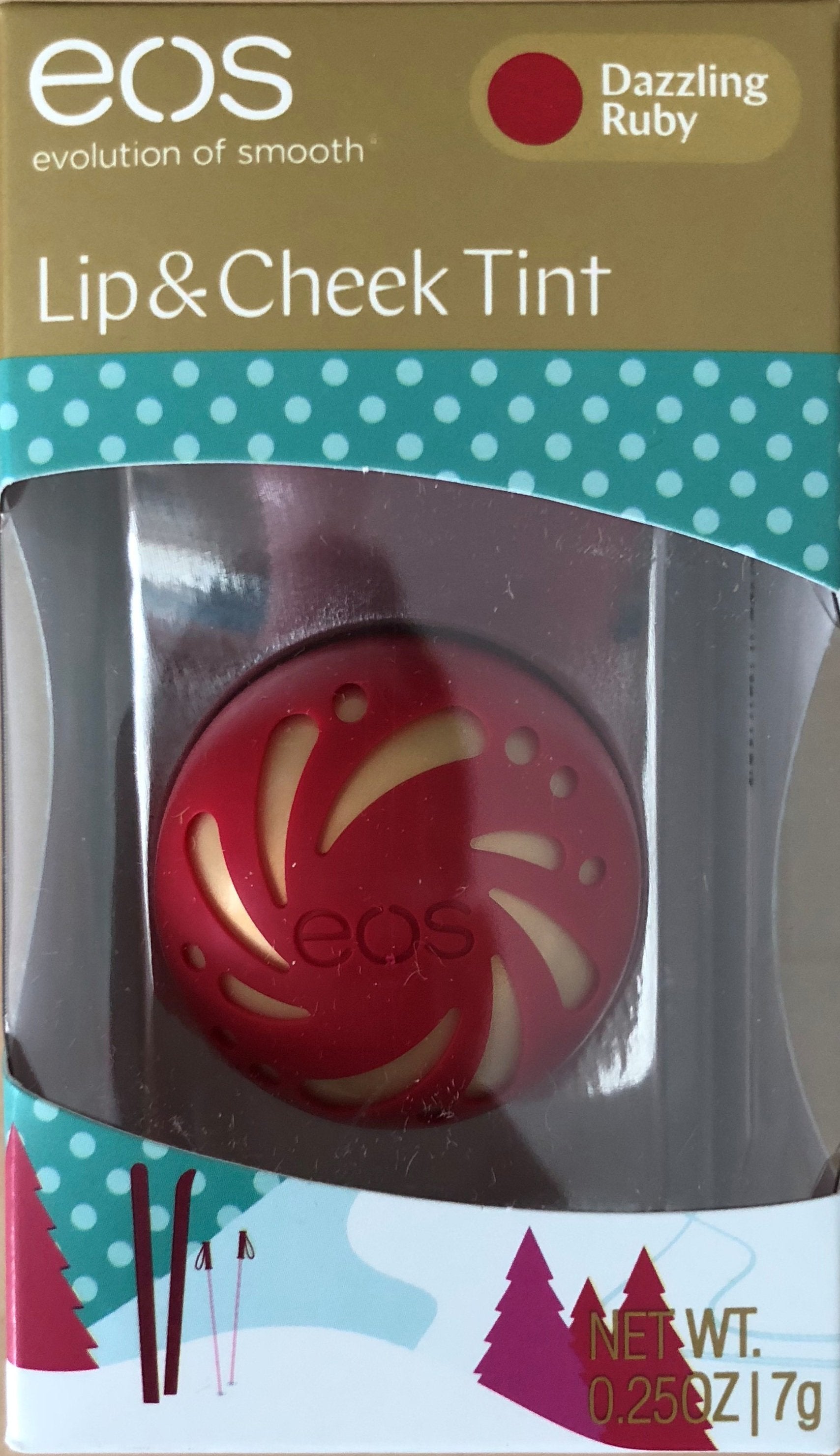 EOS Limited Edition Holiday 2018 Lip & Cheek Tint in Dazzling Ruby - Glumech