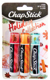 Chapstick Holiday Collection 2017, Pack of 3, Holiday Cinnamon, Caramel Creme & Holiday Cocoa, 0.15 Oz Ea - Glumech
