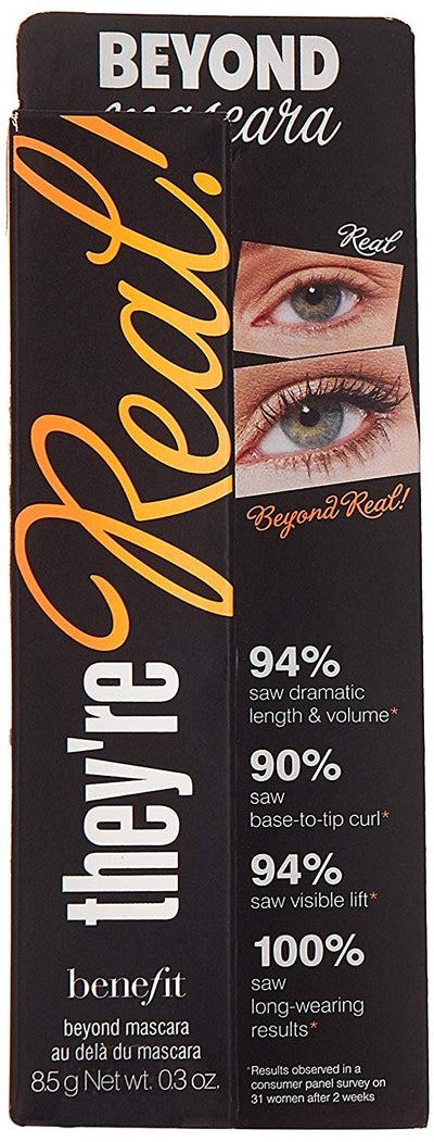 Benefit They're Real! Mascara, Beyond Black, 0.3 Ounce - Glumech