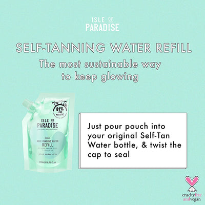Isle of Paradise Fake Tan Water Refill Peach (200 ml)