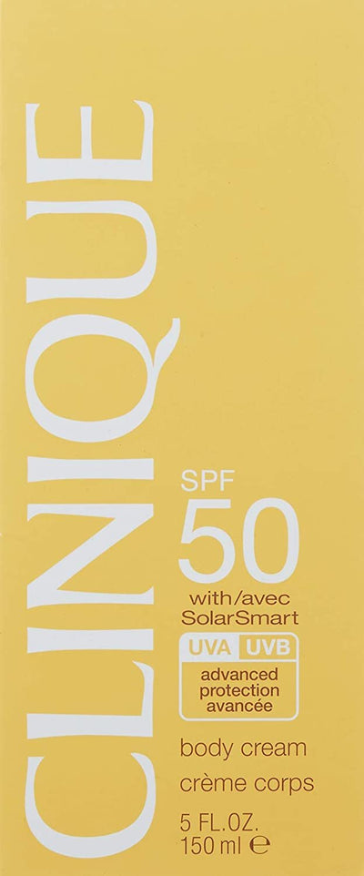 Clinique Body Cream SPF 50 with Solar Smart, 5 Ounce