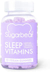 SugarBear Sleep 2-Pack, Vegan Gummy Vitamins with Melatonin, 5-HTP, Magnesium, L-Theanine, Valerian Root, Lemon Balm (2 Month Supply)